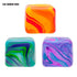 Swirl Squishy Cube Fidget Item, Purple