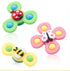3-Pack Suction Cup Spinners, Multicolor Desk Accessories