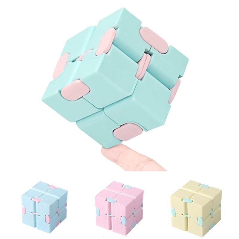 Infinity Cube Fidget Item, Blue