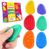 6-Pack Textured Worry Stones, Soft Fidget Set