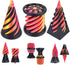 3-Pack 3D Printed Spiral Fidget Set, Impossible Pyramid Desk Accessories