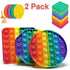 2-Pack Push Bubble Fidget Set, Assorted Styles, Yellow
