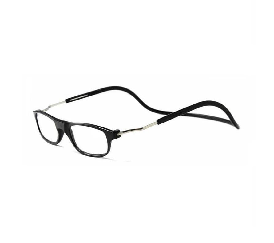 Smart Reading Glasses with Magnet Black +2.0