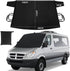 600D Snow Fropcs Windshield Cover Extra Large 200x115cm windproof Fropcs Protection compatible with Cars Trucks SUVs