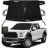 600D Snow Fropcs Windshield Cover Extra Large 180x110cm windproof Fropcs Protection compatible with Trucks