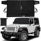 600D Snow Fropcs Windshield Cover  160x76cm windproof Fropcs Protection compatible with Cars  SUVs