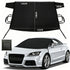 600D Snow Fropcs Windshield Cover  165x108cm windproof Fropcs Protection compatible with Cars  SUVs