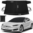 600D Snow Fropcs Windshield CoverV 108x175cm windproof Fropcs Protection Designed for Tesla