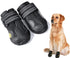Dog Shoes Adjustable Paw Protectors Black, 7.5 x 6.5 cm