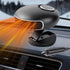 Car Heater 12V 150W Fast Heating and Cooling Defroster Black, 12.5 x 6 cm