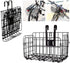Foldable Bicycle Basket Removable Metal Mesh with Quick Release