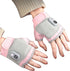 USB Heated Gloves Touchscreen Rechargeable Pink, 15 x 9 cm