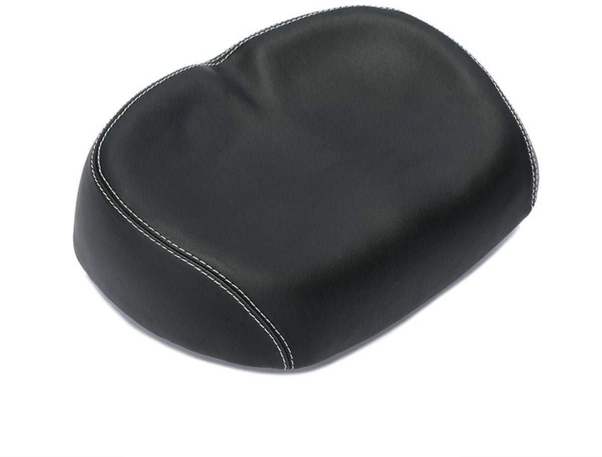 Black Bicycle Saddle Shock Absorbing Wide Seat Cushion Unisex, 26 x 17 x 9 cm