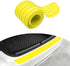 Yellow Universal Car Bumper Protection Strip Scratch Resistant Anti Slip, 104 x 9 cm