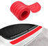 Red Universal Car Bumper Protection Strip Scratch Resistant Anti Slip, 104 x 9 cm