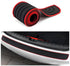 Black and Red Universal Car Bumper Protection Strip Scratch Resistant Anti Slip, 104 x 9 cm