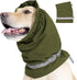 Dog Winter Earmuffs Calming Waterproof Snowproof Army Green, Size S, 30-44 cm