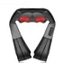 Shiatsu Neck Shoulder Massager with Red Light Heat, 8 Deep Kneading Nodes 3 Speed Bi-Directional Rotation Massage Shawl,  for Neck Back Waist Leg Home Office Car Use, AC & Car Adapters Included