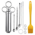 Stainless Steel Meat Injector Marinade Injector for Grilling Yellow