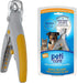 Pet Nail Clippers with LED Light 5x Magnifier and Nail Catcher for Cats and Dogs