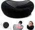Travel Neck Pillow U-Shaped Memory Cotton for Airplane Sleep and Neck Support Black