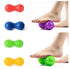 Peanut Muscle Massage Roller Stick for Yoga and Body Massage Multicolor