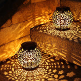 2-Pack Hanging Solar Garden Lights IP65 Waterproof Warm White for Patio and Yard