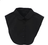 Loose blouse collar black