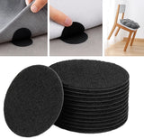 10 Pairs Self-Adhesive Double-Sided Hook and Loop Tape with Anti-Slip | Velcro | Self-Adhesive Pads | 6 CM Diameter | Carpet Tape | Furniture Tape | Black