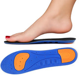 Gel Insoles | Medical PU Material | Insoles | Footpads | Blue | 41 - 46