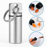 Luxury Pill Box Keychain | Medicine Box | Pill Box | Pill Container | Aluminum | Waterproof | Silver