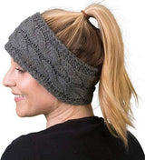 Warm Headband | Winter Headband | Women's Headband | Knitted Headband | Ear Warmer | Headband Ear Warmers | Grey