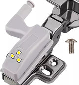 Cabinet Lighting | Refrigerator Lighting | Hinge Lighting | 3 LEDs | White Light | Light Sensor | Incl. Batteries | 1 Piece