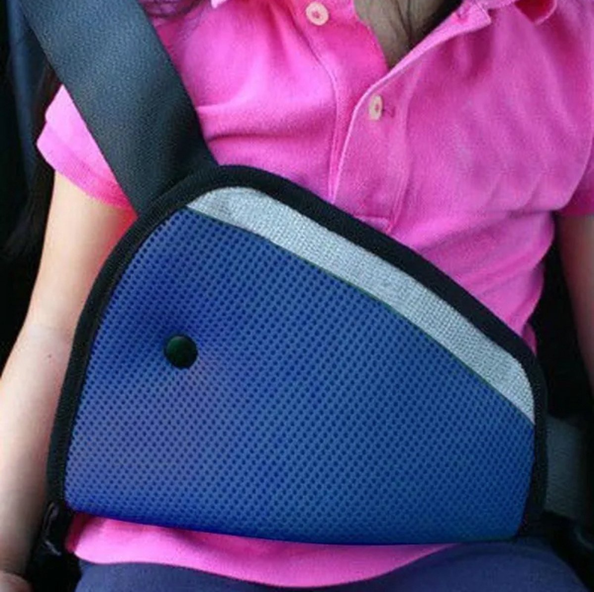 Car Seatbelt Cover | Child Seatbelt Protector | Child Seatbelt Cushion | Seatbelt Tensioner | Child Safety | Blue
