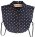 Detachable Collar with Round Collar | Blouse Collar | Faux Collar | Blue with Patterns