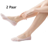 2 Pairs Comfortable Butterfly Sockliners | Footers | Socks | Ankle Socks | For Size 36-42 | White