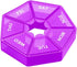 Pill Box - 7 Days - Pill Tray - Pill Organizer - Medicine Box - Storage Box - Purple