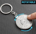 50 Years Keychain | Perpetual Calendar | Calendar Keychain | Stainless Steel | Silver
