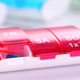 Pill box | Pill box | Medicine box | Pill Box | 7 days | 1 week | Purple