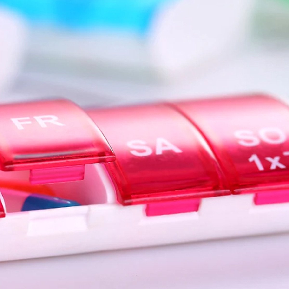 Pill box | Pill case | Medicine box | Pill Box | 7 days | 1 week | Green