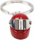 Motorcycle Helmet Keychain | Scooter Helmet Key Holder | Full-Face Helmet Keychains | Red