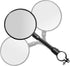 Bicycle mirror - rearview mirror with red reflector