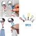 Towel clips - 5 PIECES - Towel hooks - Wall hooks - Tea towel clips - Hooks - Various colors - Hanging hooks - Kitchen hooks - Bathroom hooks - Wall hooks - Clips - Hanging - Towel clips - Stainless steel - Steel hooks - Towel clips