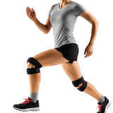 Double Patella Knee Brace | Patella Strap | Knee Support | Knee Protector | Knee Tendon Strap | Knee Bandage | Adjustable | 1 Piece | Black