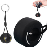 Racing Tire Keychain | Car Tire Key Holder | Racing Tire Keychain | Universal | Car Accessories | Black/White