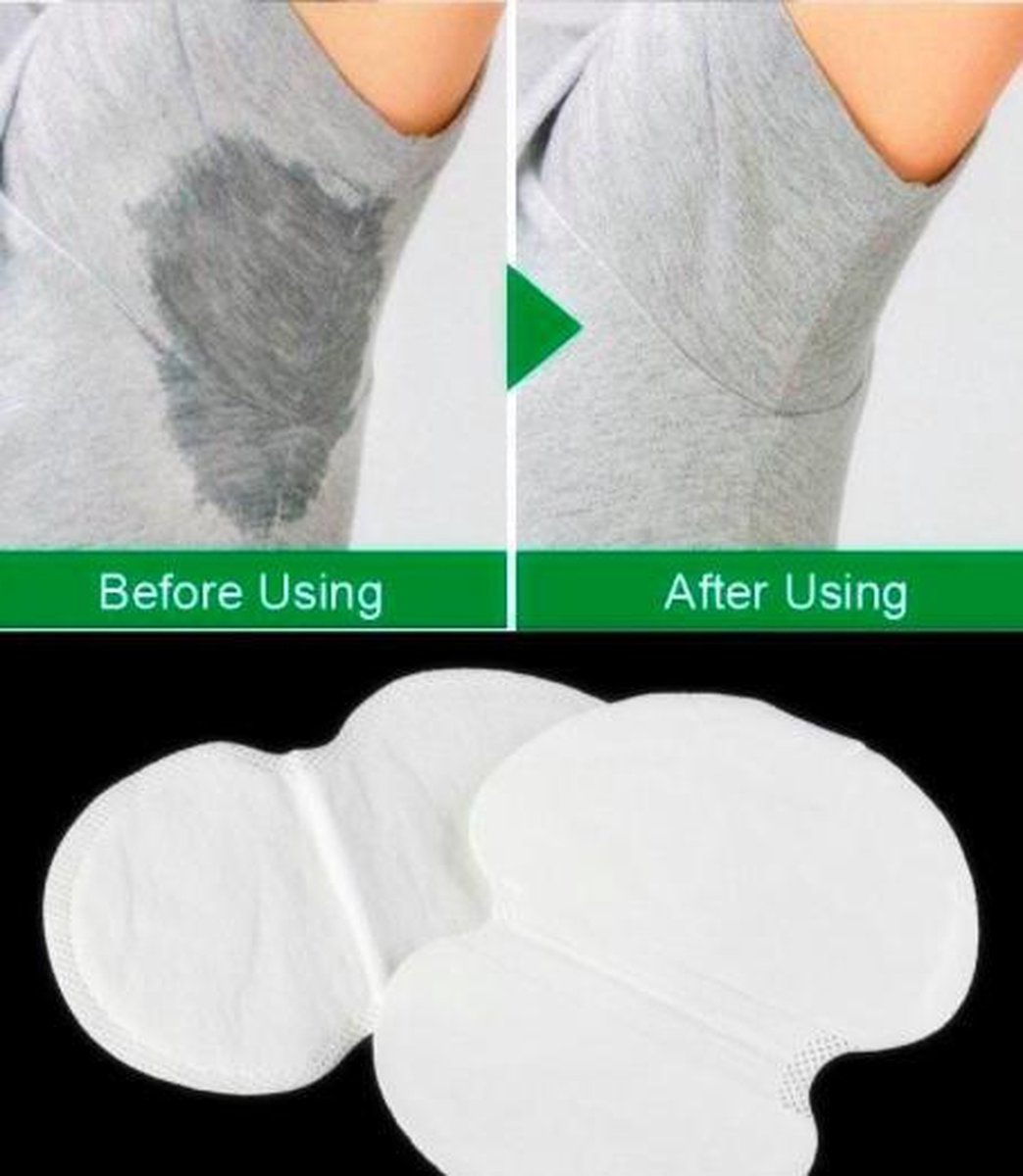 Underarm Pads Cotton Pads - For Sweat Stains - Absorb Underarm Sweat - Absorb Sweat Under Armpit - 20 Pieces
