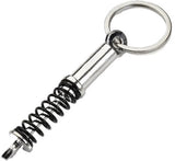 Car Shock Absorber Keychain | Car Key Holder | Shock Absorber Spring Keychain | Universal | Car Accessories | Black