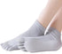 Full Toe Yoga Socks | Full Toe Yoga Sock | With Anti-Slip Bottom | Anti-Slip Socks | Pilates Socks | Size 36-40 | Grey