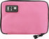Cable and gadget organizer, Organizer for USB stick/mobile phone/cables/power bank - Light pink