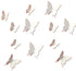 3D Wall Decoration Butterflies 12 Pieces | Wall Butterflies | Butterfly Wall Stickers | Solid Wall Stickers | White